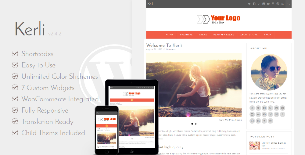 Kerli WordPress Theme