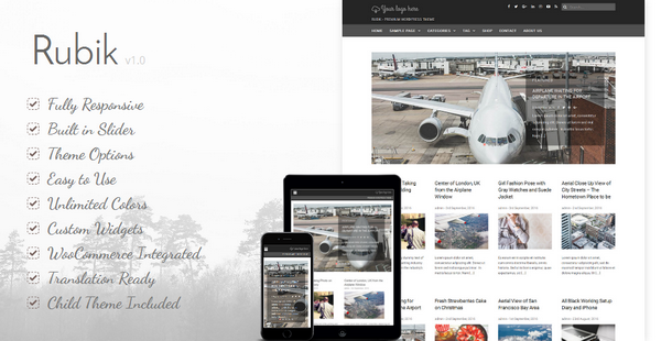 Rubik WordPress Theme