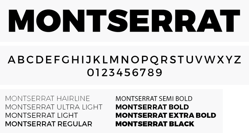 montserrat google font