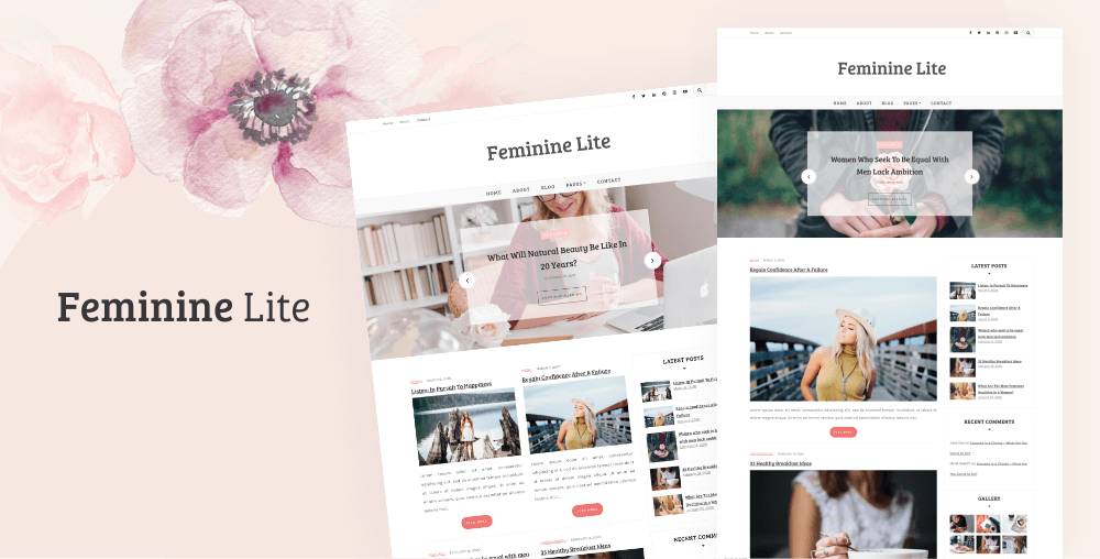 Feminine Lite WordPress Theme