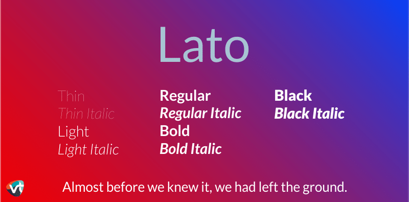 Lato Font Family