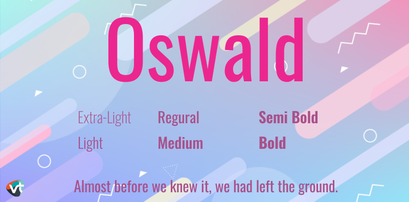 Oswald Font Family