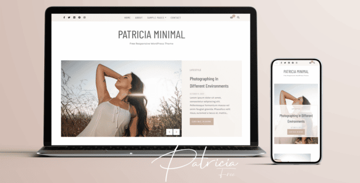 Patricia Minimal WordPress Theme